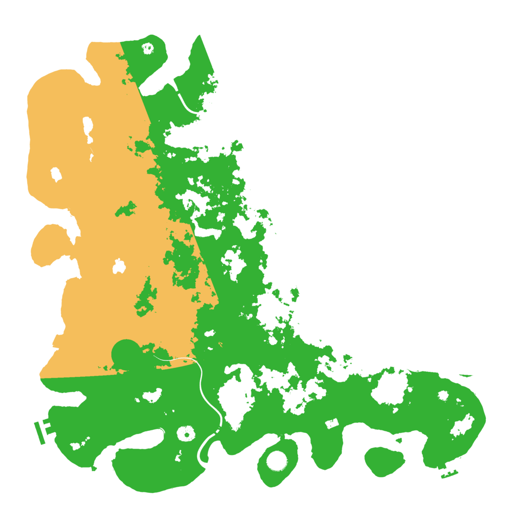 Biome Rust Map: Procedural Map, Size: 4500, Seed: 1448877