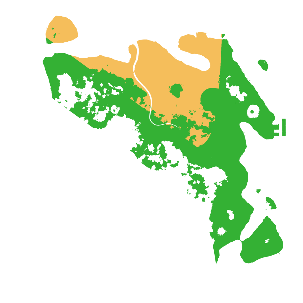 Biome Rust Map: Procedural Map, Size: 3500, Seed: 234897234