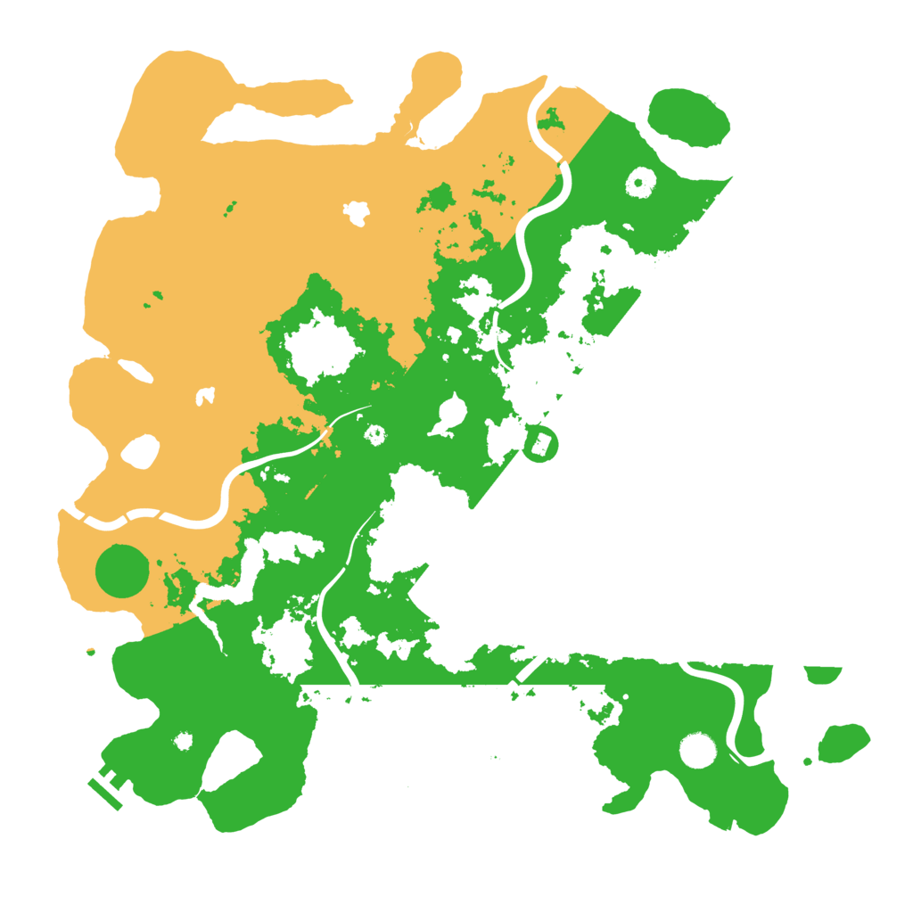 Biome Rust Map: Procedural Map, Size: 4500, Seed: 4203473