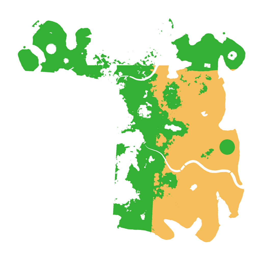 Biome Rust Map: Procedural Map, Size: 4500, Seed: 5057544