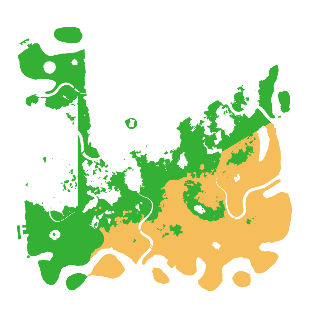 Biome Rust Map: Procedural Map, Size: 4500, Seed: 3667709