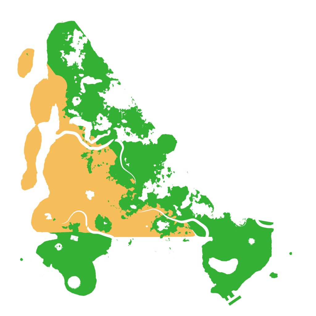 Biome Rust Map: Procedural Map, Size: 4500, Seed: 5542052