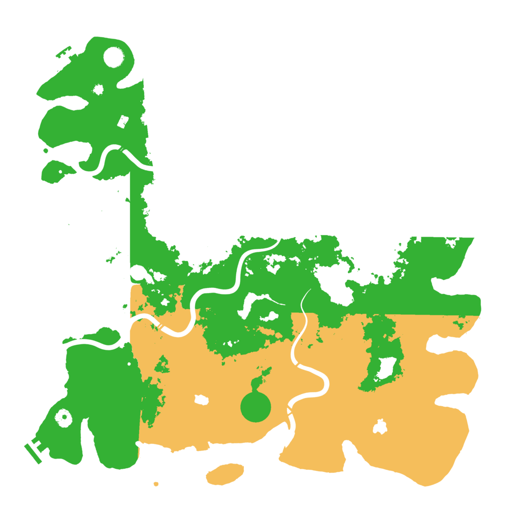 Biome Rust Map: Procedural Map, Size: 4500, Seed: 3569696