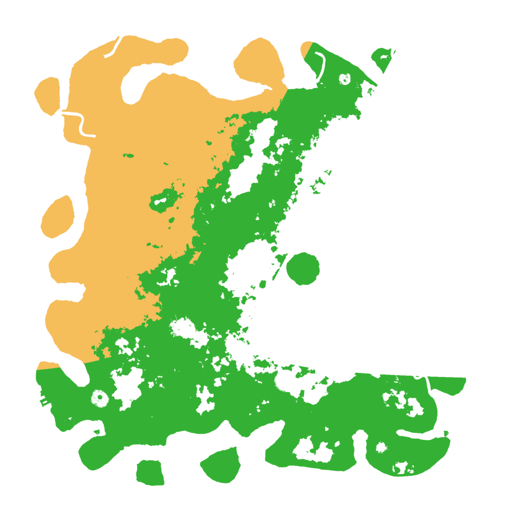 Biome Rust Map: Procedural Map, Size: 4500, Seed: 333497