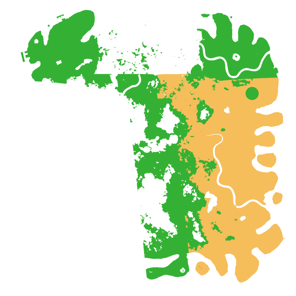 Biome Rust Map: Procedural Map, Size: 6000, Seed: 17777