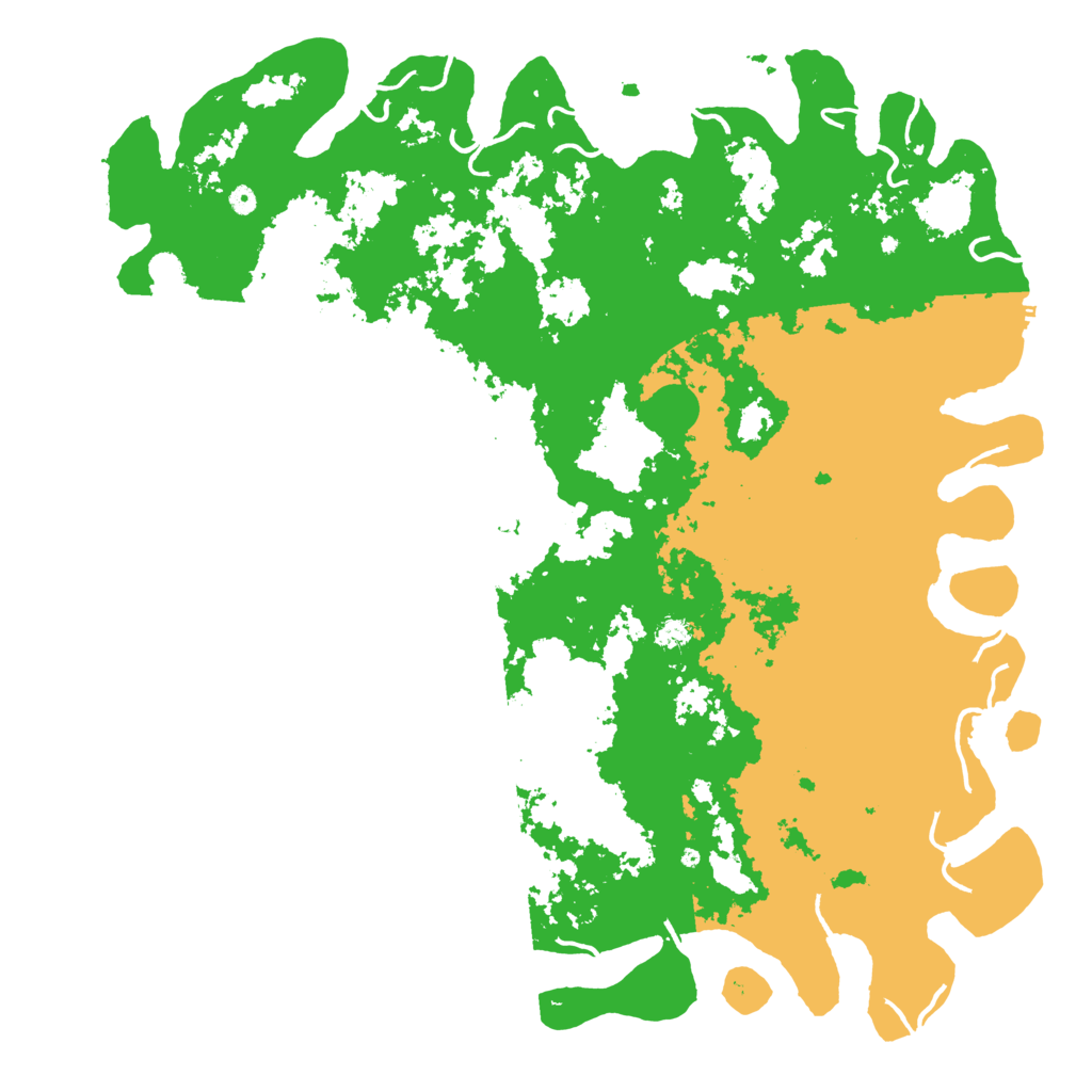 Biome Rust Map: Procedural Map, Size: 6000, Seed: 17777