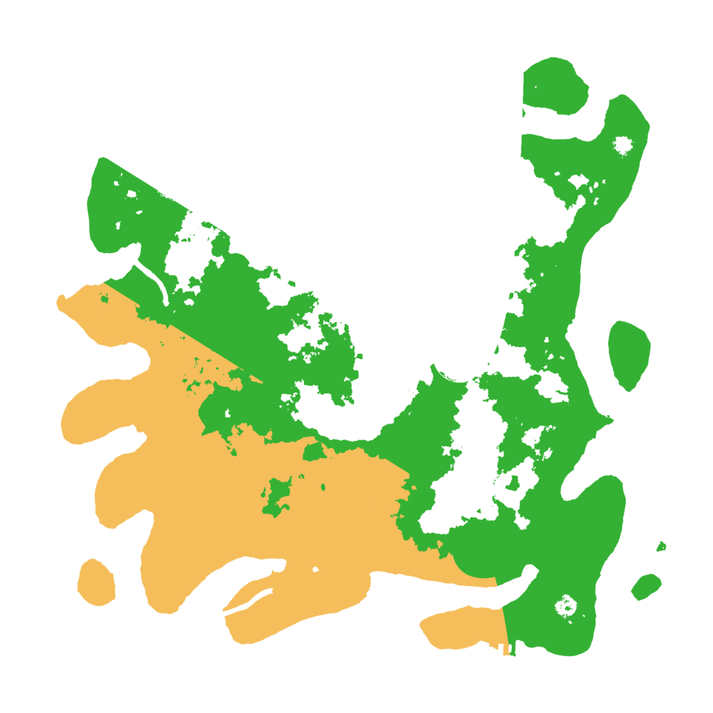 Biome Rust Map: Procedural Map, Size: 3500, Seed: 348409831