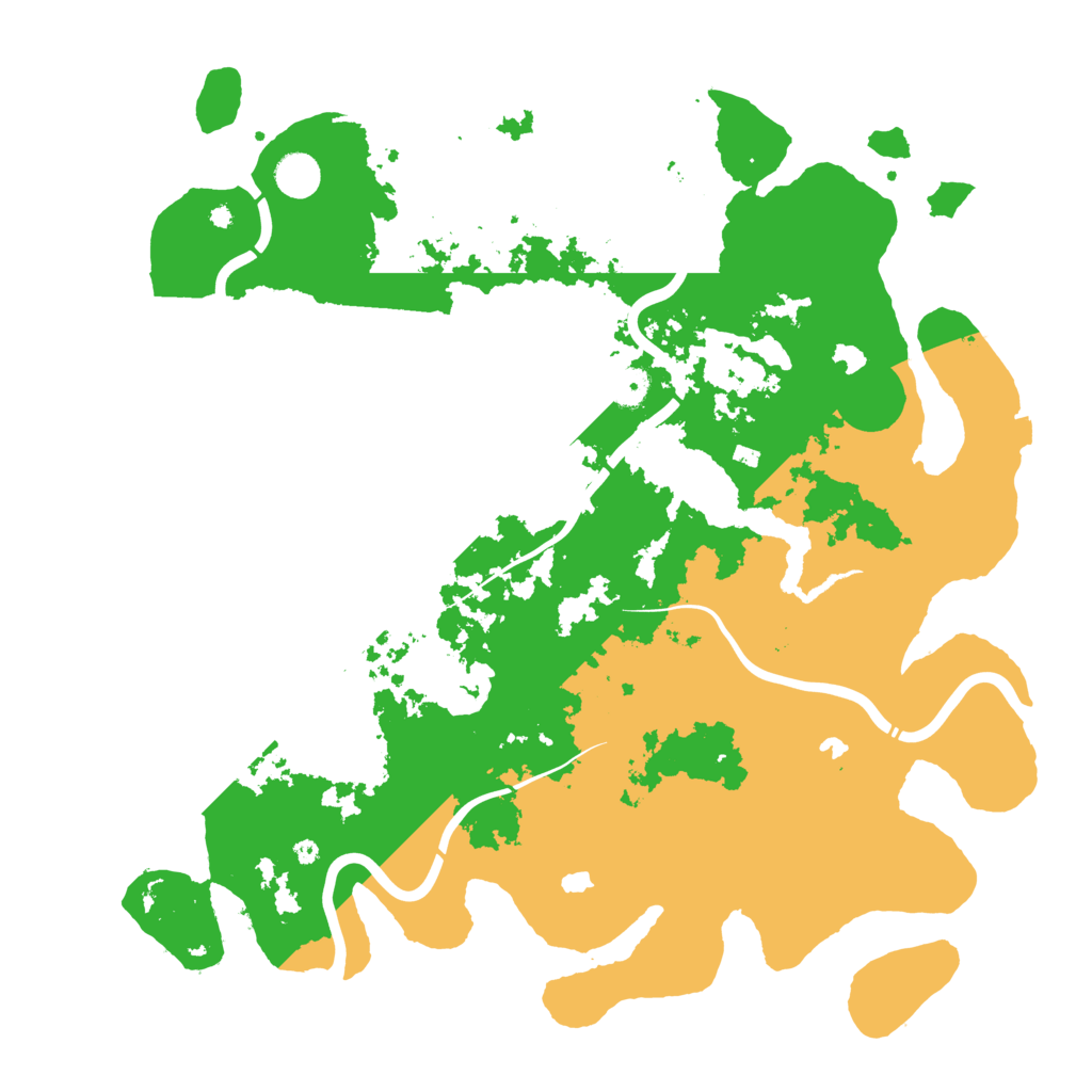 Biome Rust Map: Procedural Map, Size: 4500, Seed: 5820256