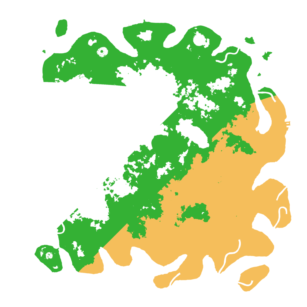 Biome Rust Map: Procedural Map, Size: 4500, Seed: 5820256