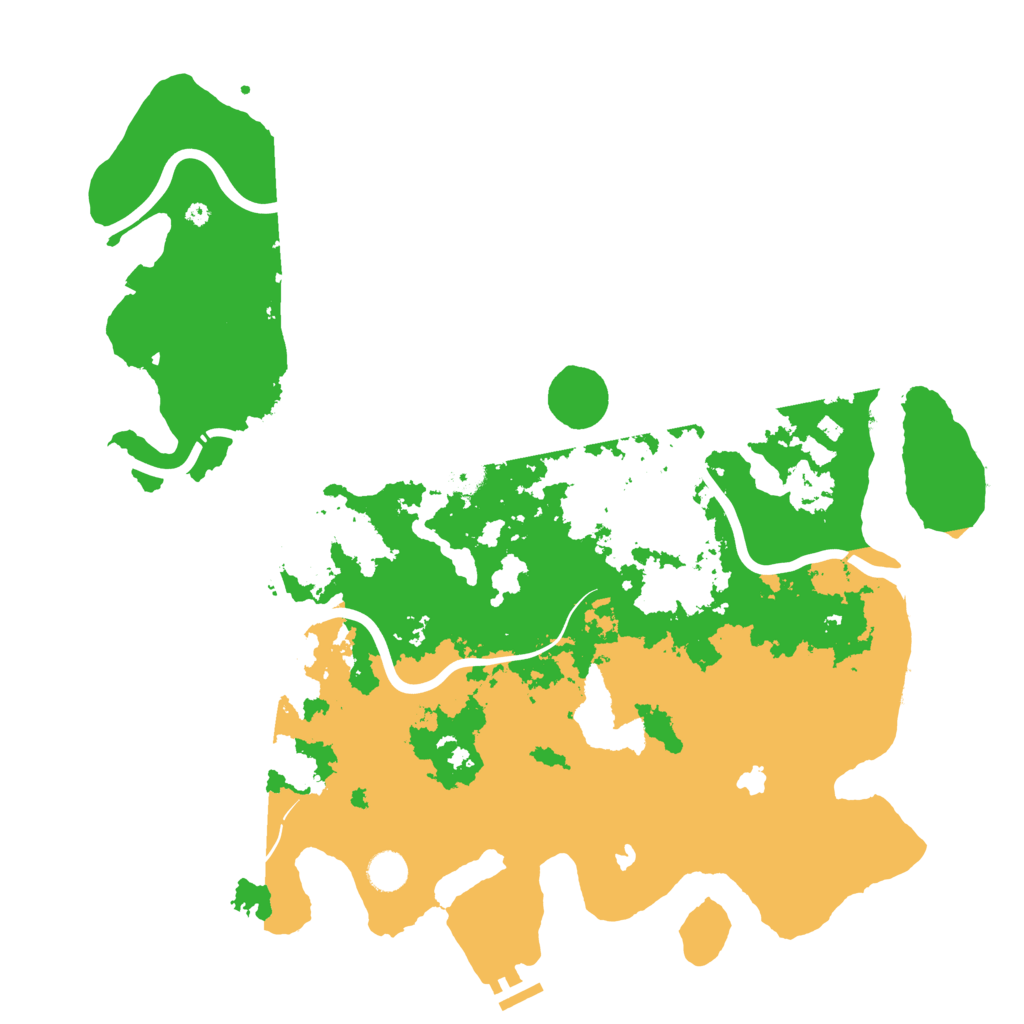Biome Rust Map: Procedural Map, Size: 4500, Seed: 2188380