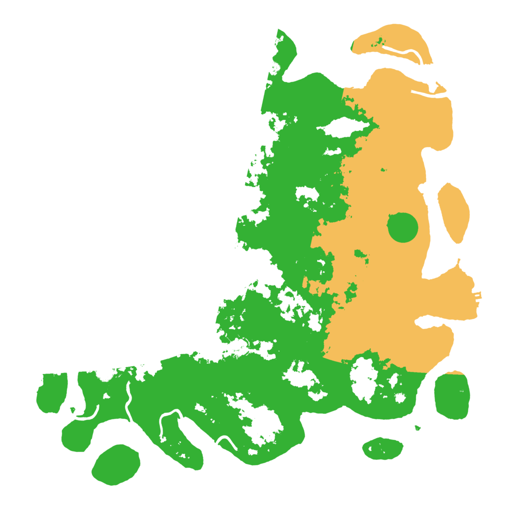 Biome Rust Map: Procedural Map, Size: 4500, Seed: 2289206
