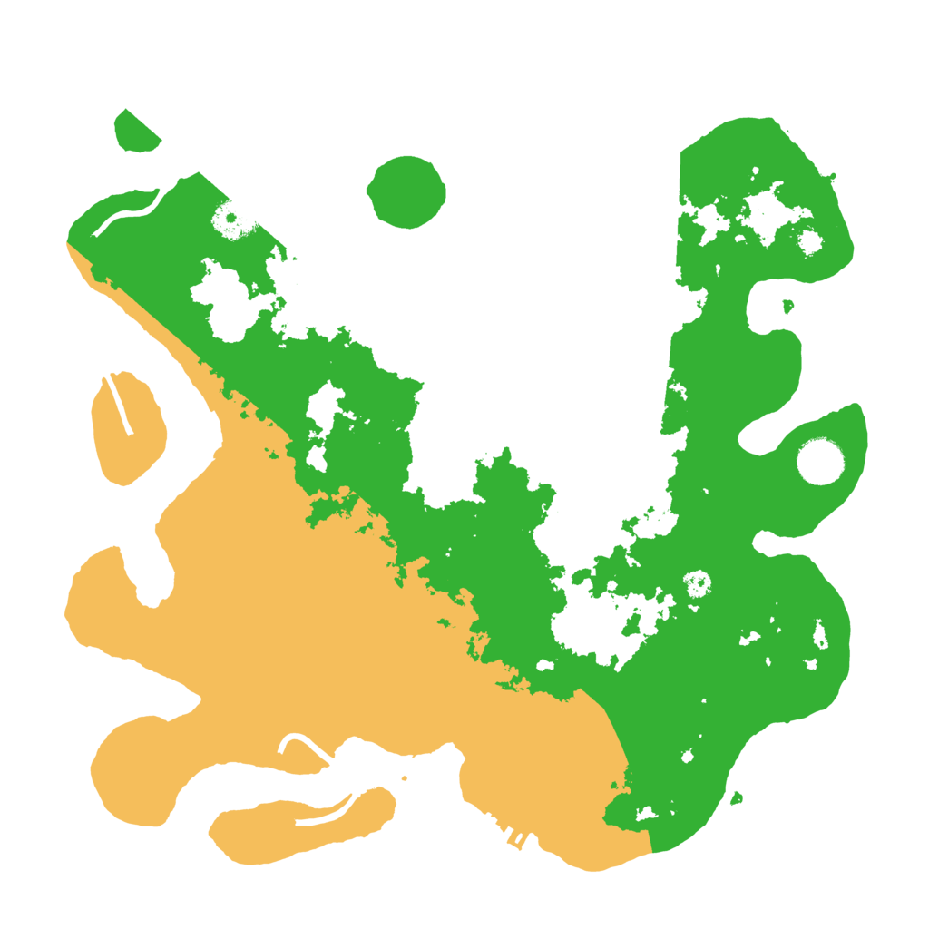 Biome Rust Map: Procedural Map, Size: 3500, Seed: 7841