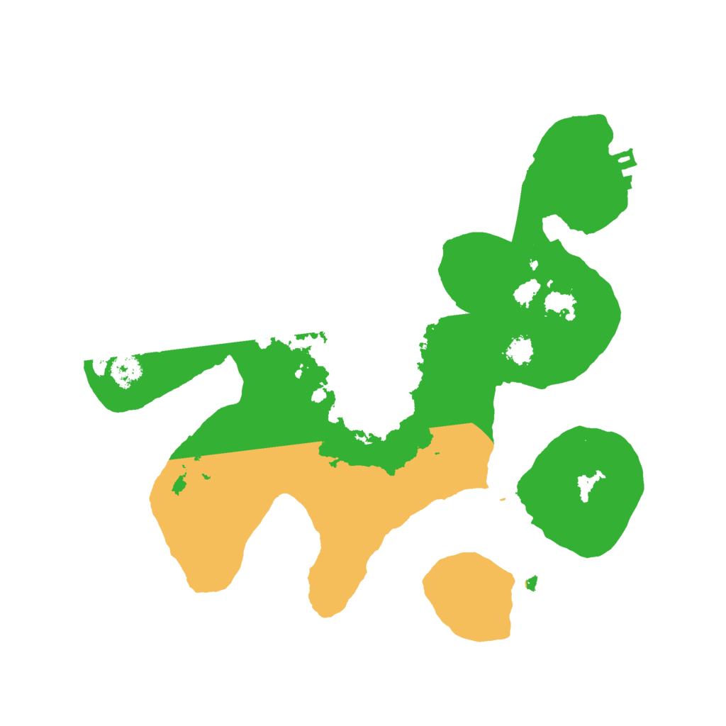 Biome Rust Map: Procedural Map, Size: 2500, Seed: 1552146877