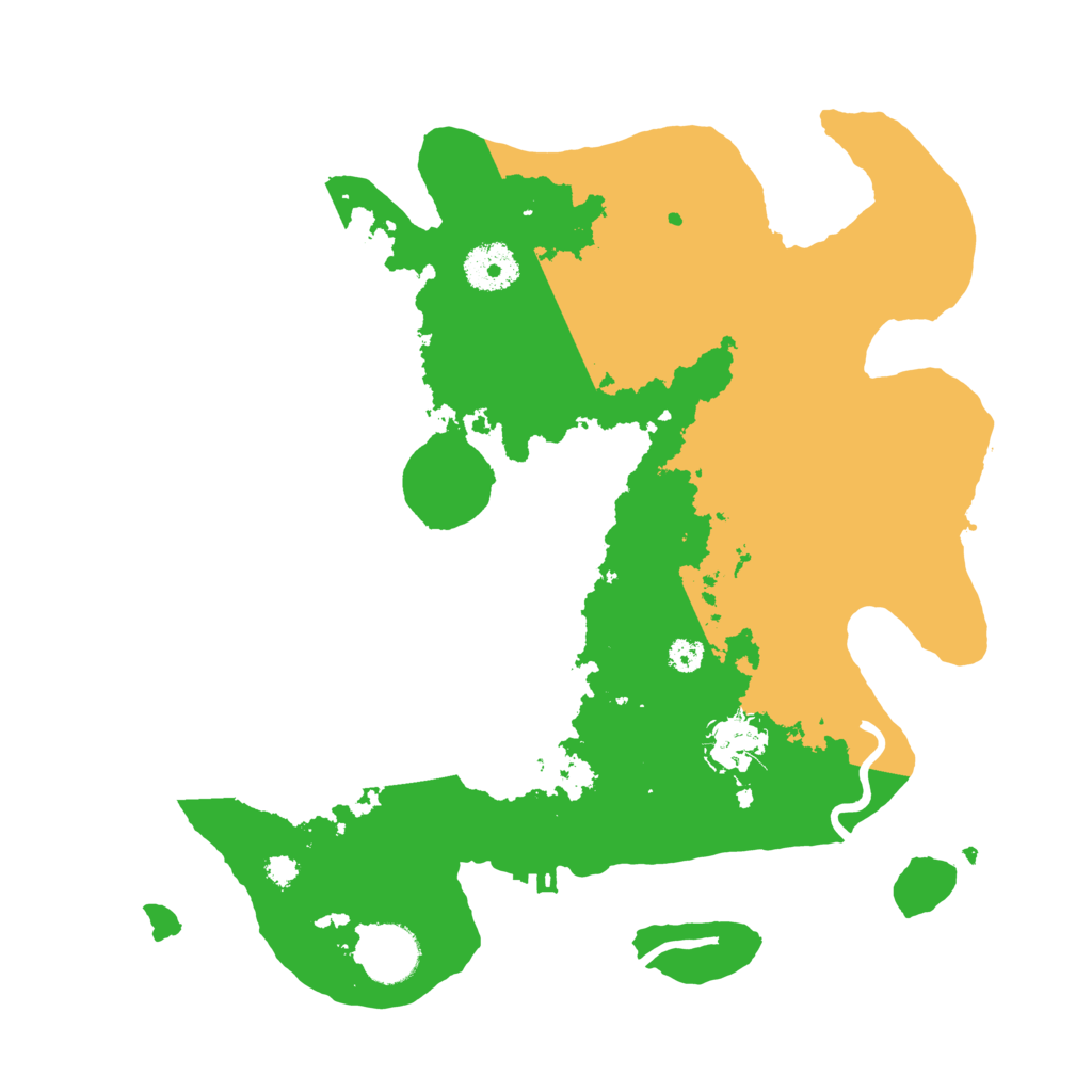 Biome Rust Map: Procedural Map, Size: 3250, Seed: 4307144