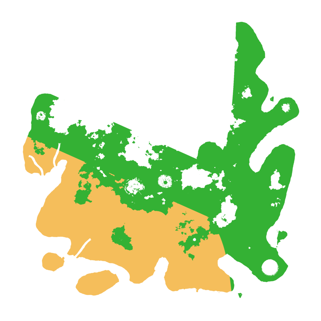 Biome Rust Map: Procedural Map, Size: 3500, Seed: 866708