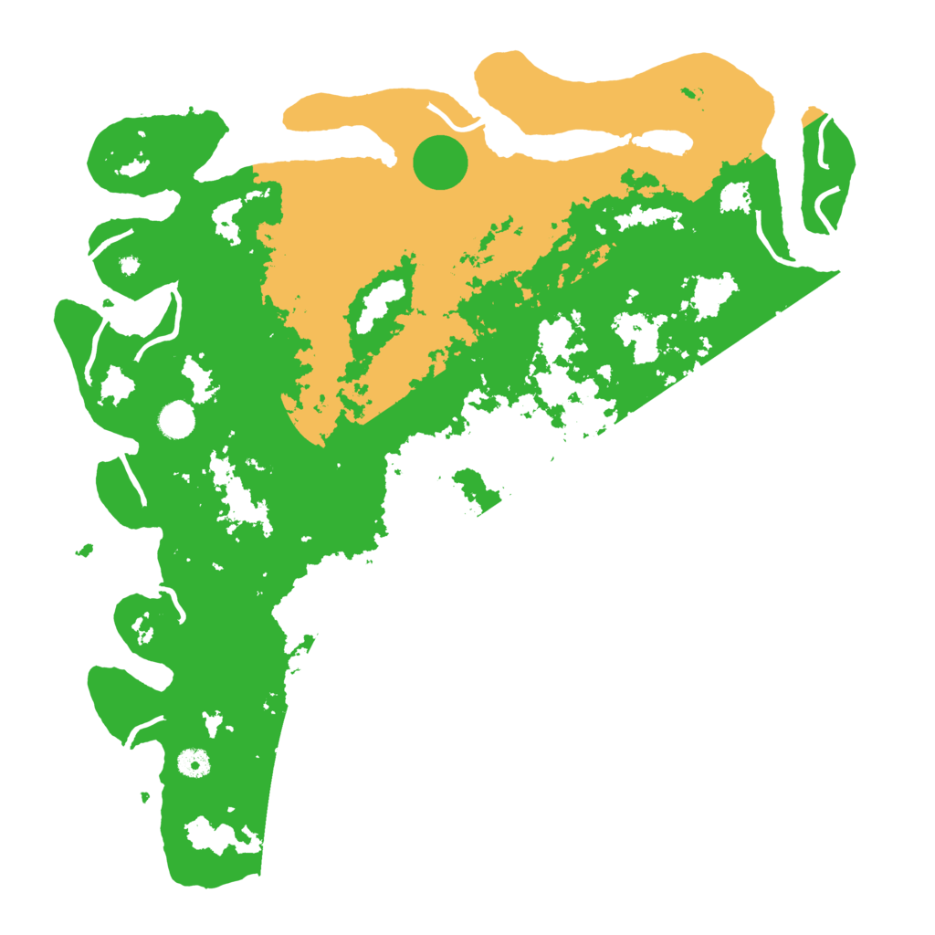 Biome Rust Map: Procedural Map, Size: 4500, Seed: 6283479