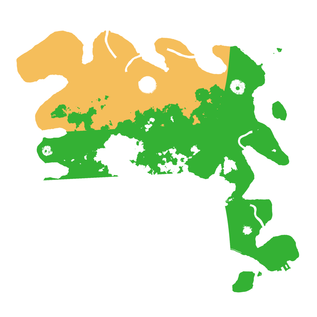 Biome Rust Map: Procedural Map, Size: 3250, Seed: 3715809