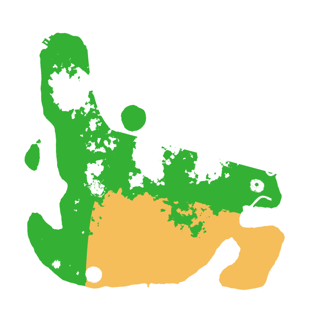 Biome Rust Map: Procedural Map, Size: 3500, Seed: 22977