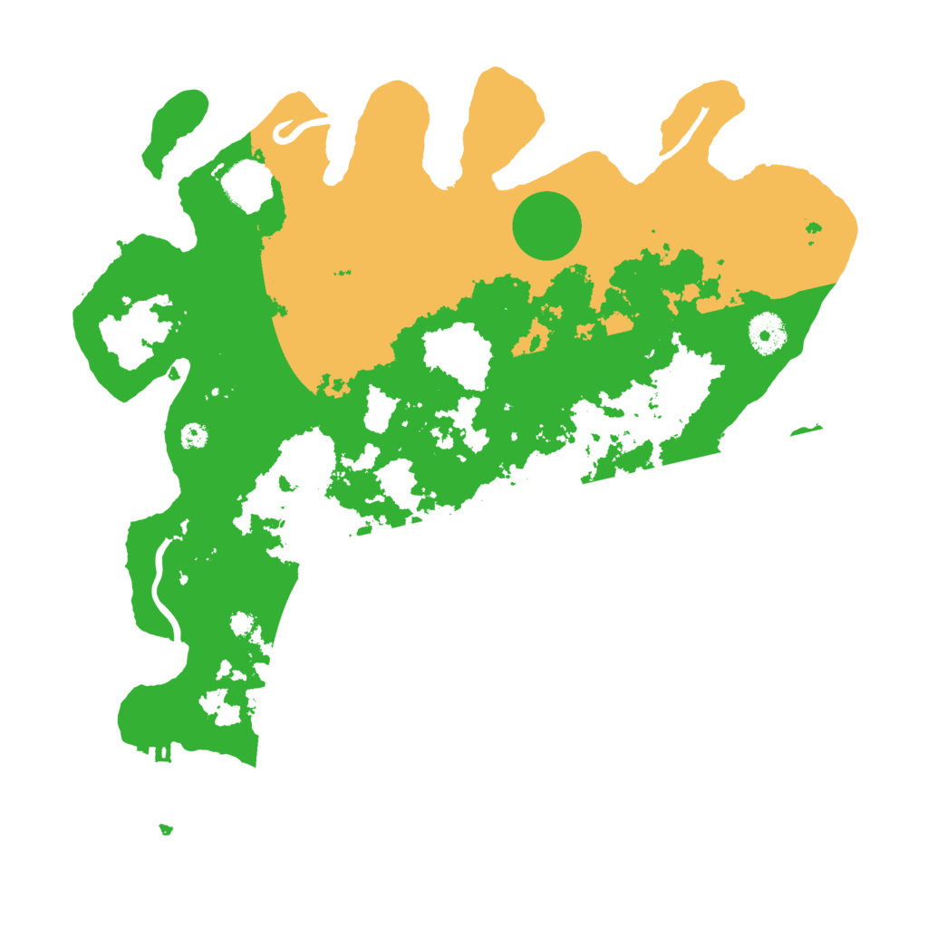 Biome Rust Map: Procedural Map, Size: 3550, Seed: 646499