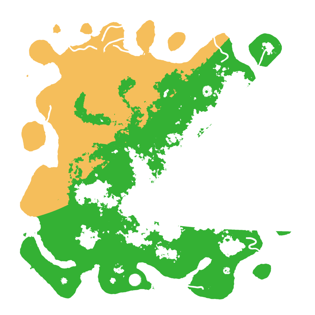 Biome Rust Map: Procedural Map, Size: 4500, Seed: 4805525