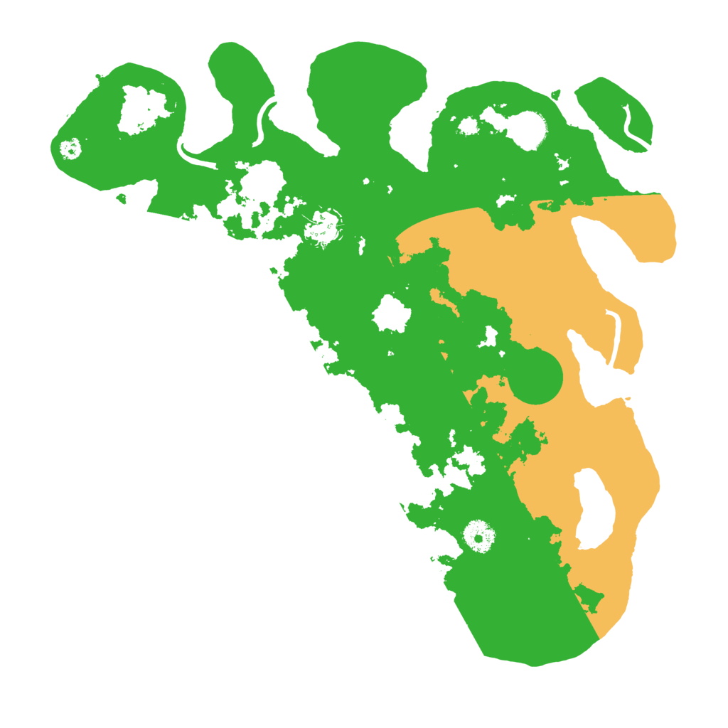 Biome Rust Map: Procedural Map, Size: 3500, Seed: 2118391176