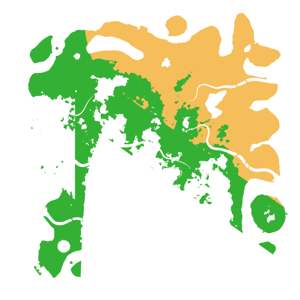 Biome Rust Map: Procedural Map, Size: 4250, Seed: 439153