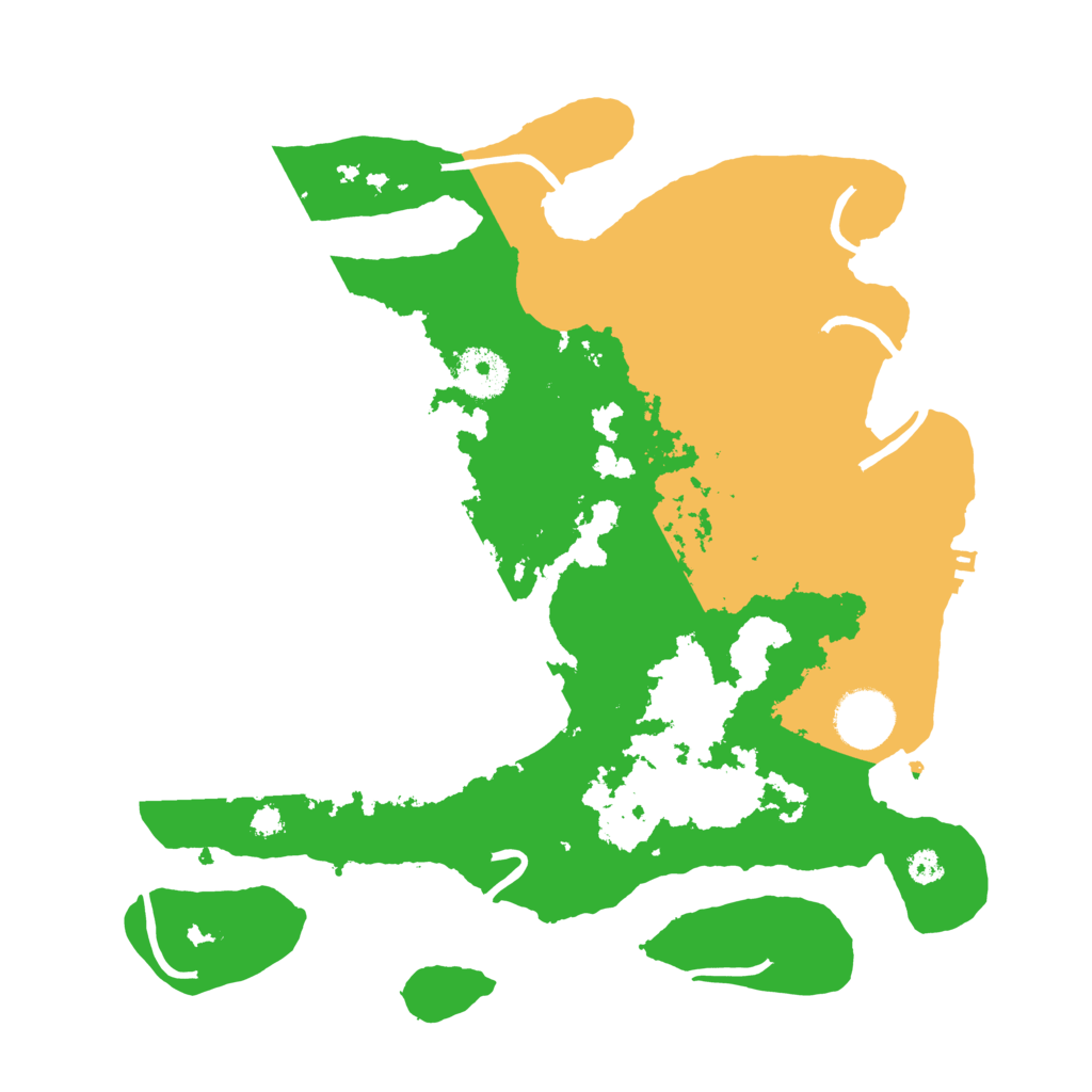 Biome Rust Map: Procedural Map, Size: 3250, Seed: 1460577