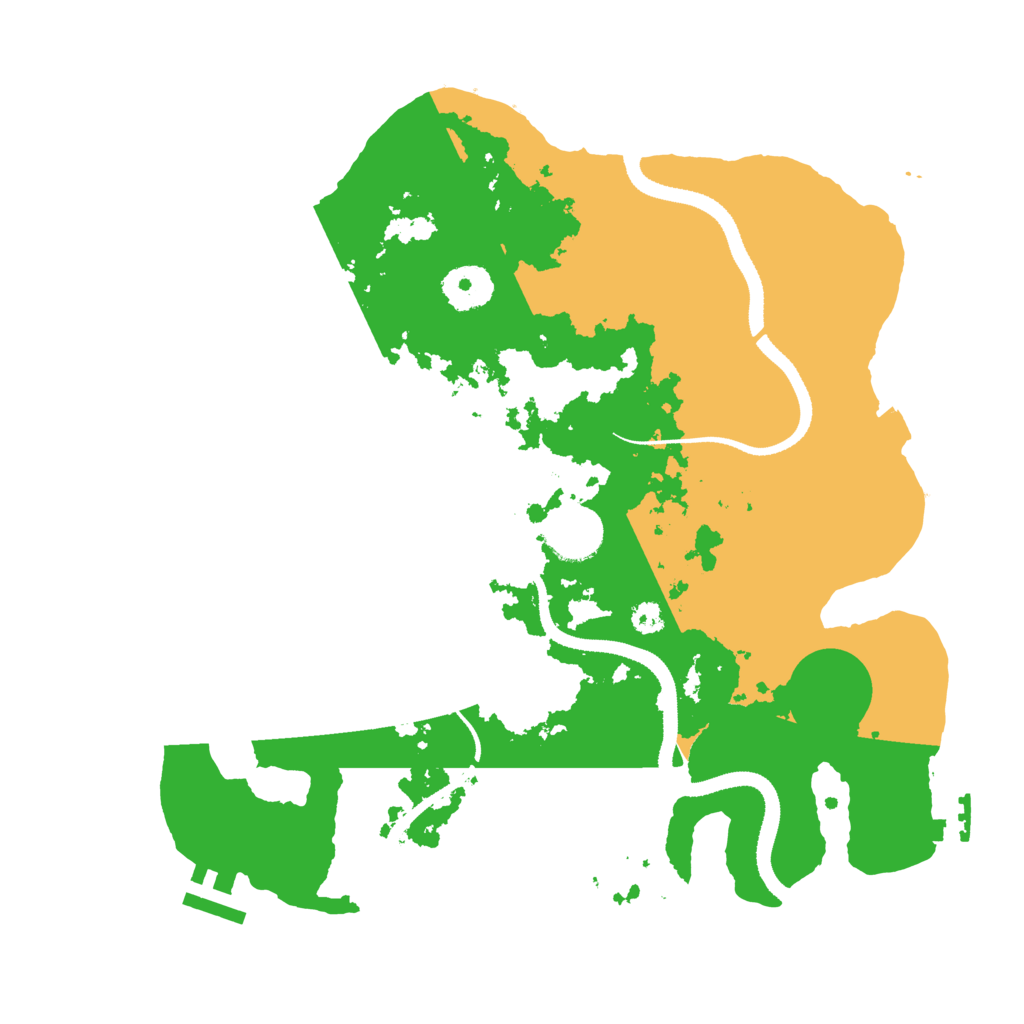 Biome Rust Map: Procedural Map, Size: 3250, Seed: 6316347