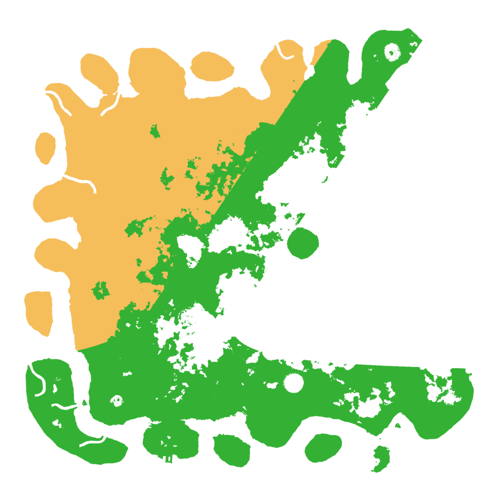 Biome Rust Map: Procedural Map, Size: 4500, Seed: 1981394