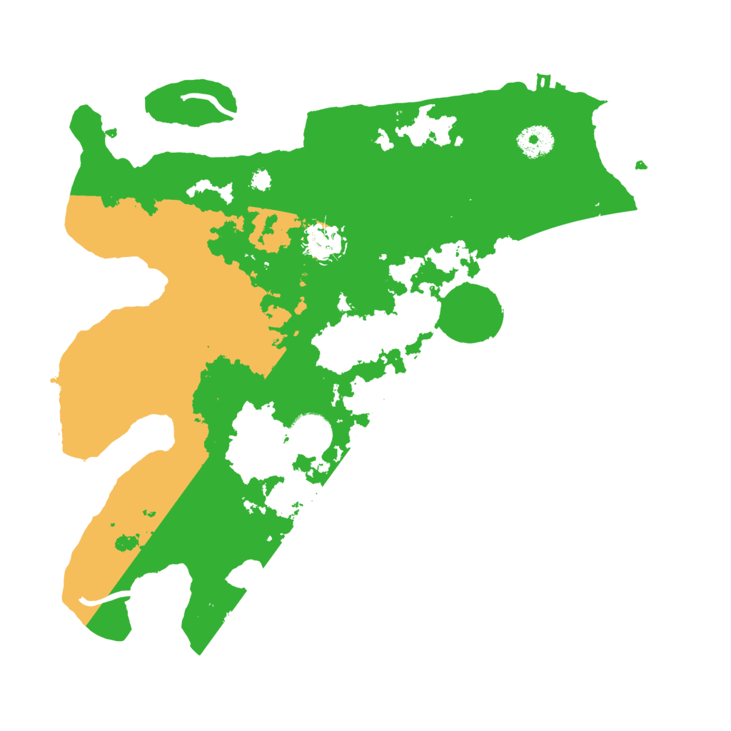 Biome Rust Map: Procedural Map, Size: 3250, Seed: 5305559