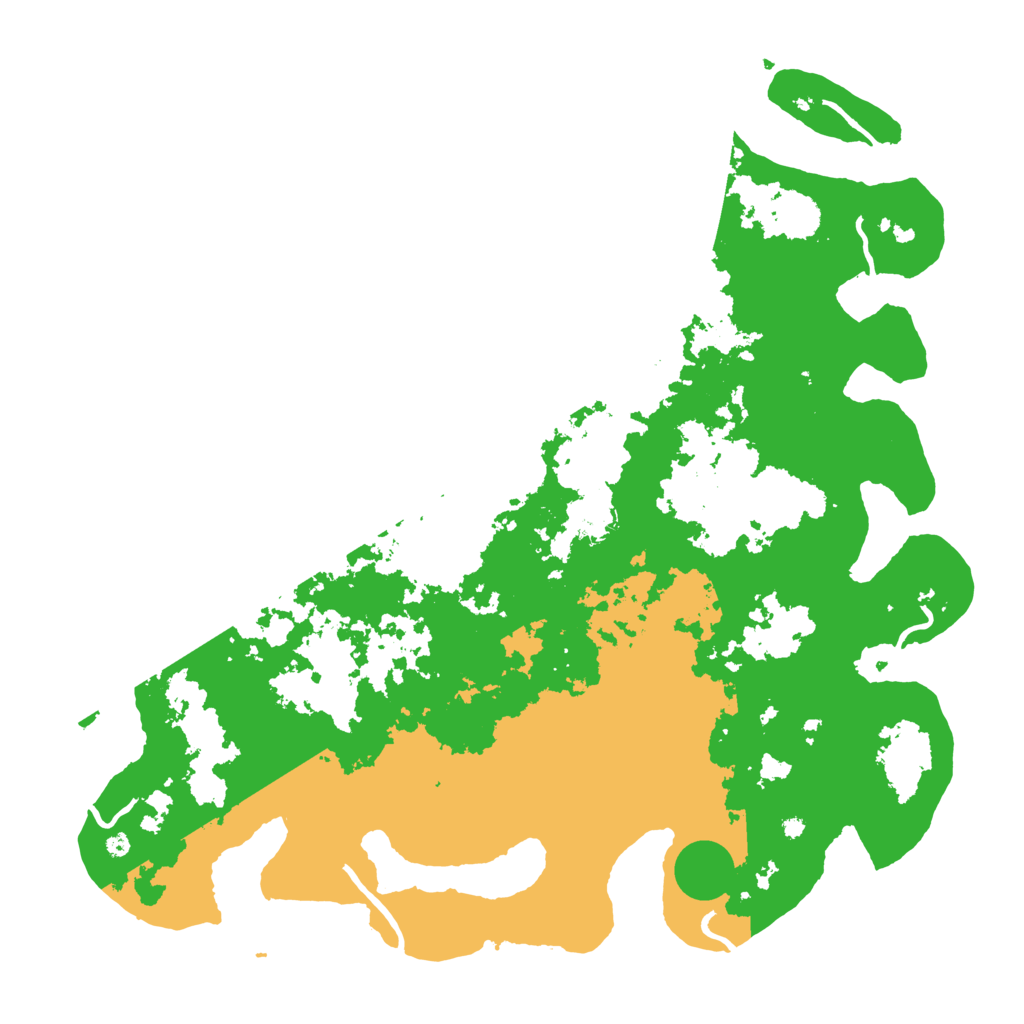Biome Rust Map: Procedural Map, Size: 4500, Seed: 4060180
