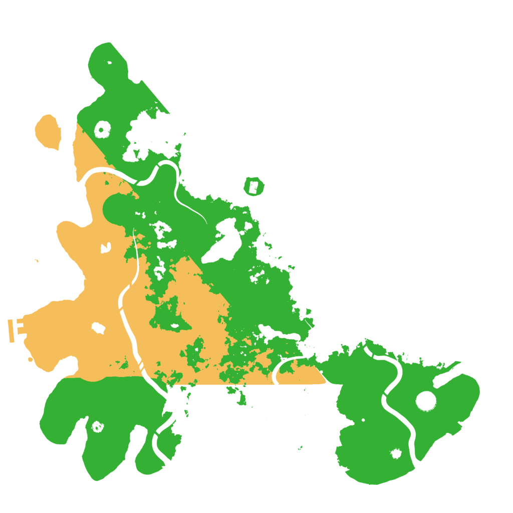 Biome Rust Map: Procedural Map, Size: 4500, Seed: 4481525