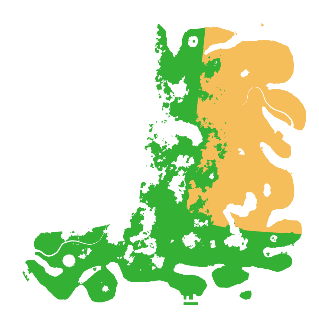 Biome Rust Map: Procedural Map, Size: 4500, Seed: 5017696