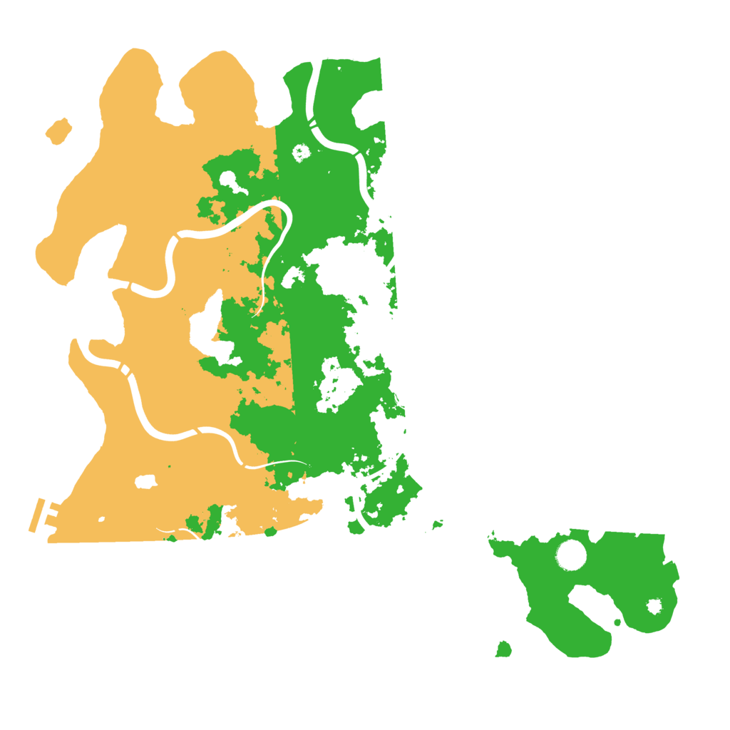 Biome Rust Map: Procedural Map, Size: 4250, Seed: 31991