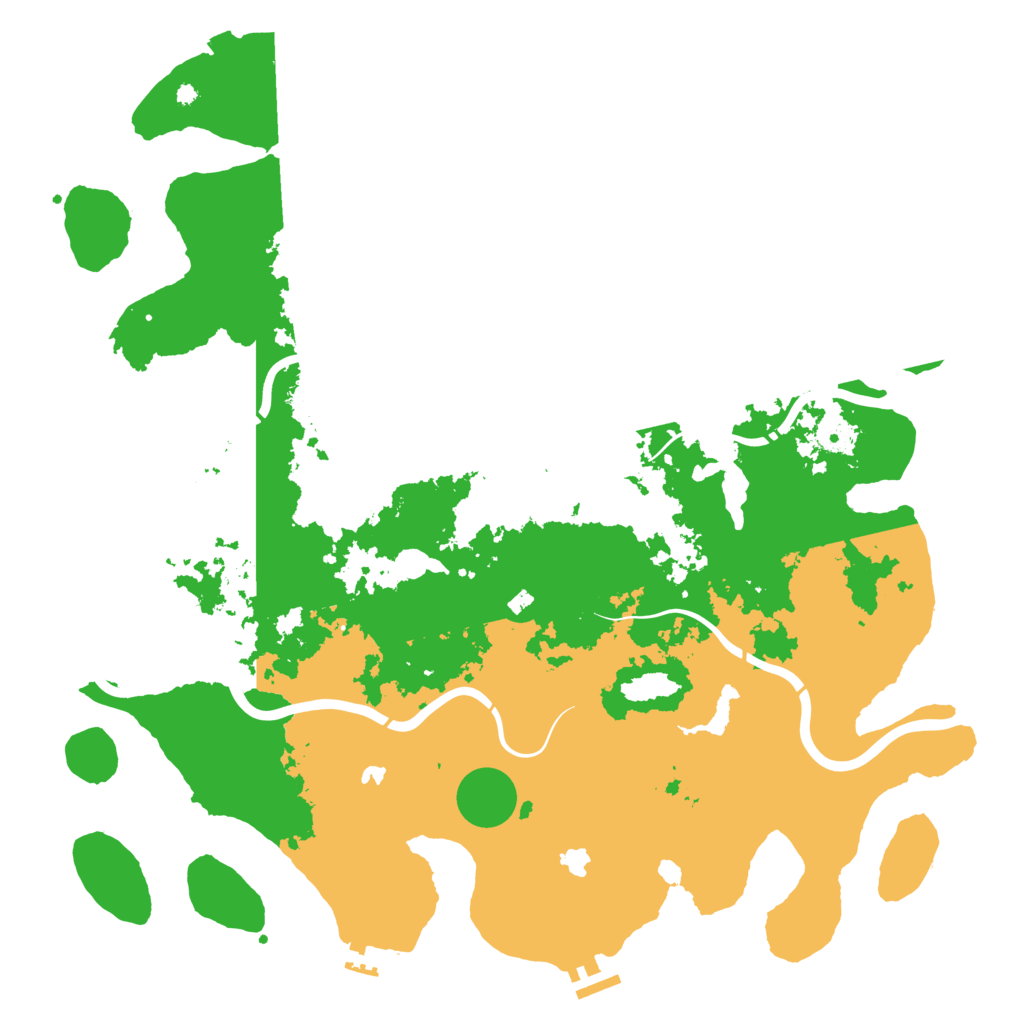 Biome Rust Map: Procedural Map, Size: 4500, Seed: 4816909