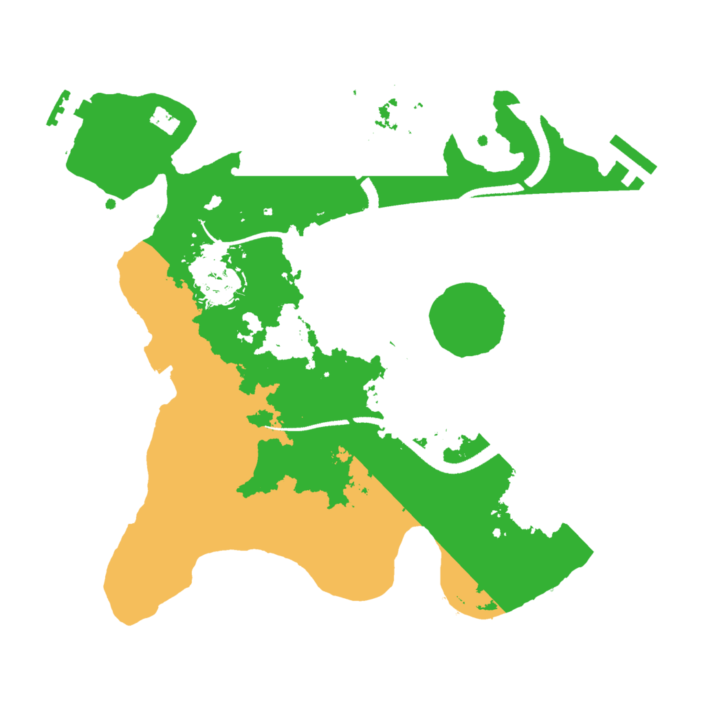 Biome Rust Map: Procedural Map, Size: 2700, Seed: 48791