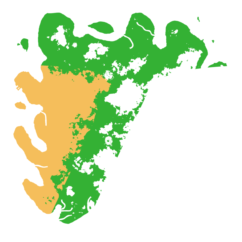 Biome Rust Map: Procedural Map, Size: 4500, Seed: 3838667