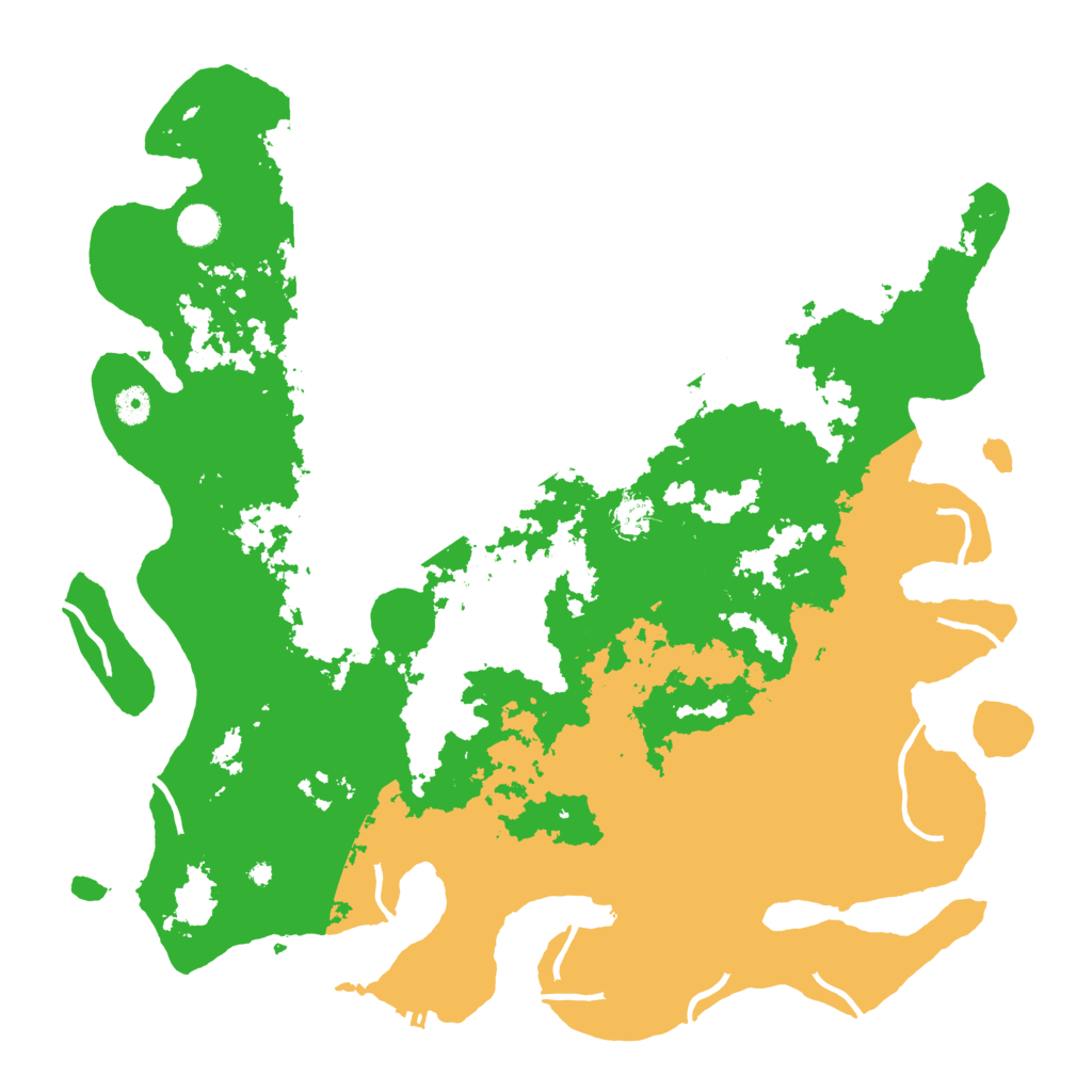 Biome Rust Map: Procedural Map, Size: 4500, Seed: 428528767
