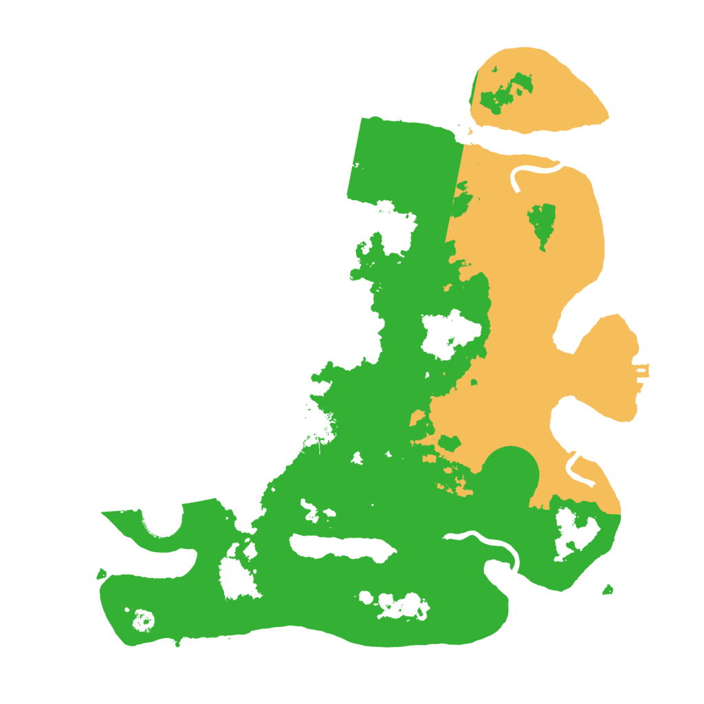 Biome Rust Map: Procedural Map, Size: 3250, Seed: 4514404