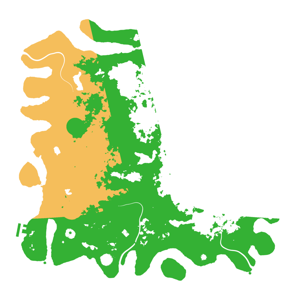 Biome Rust Map: Procedural Map, Size: 4500, Seed: 1586359