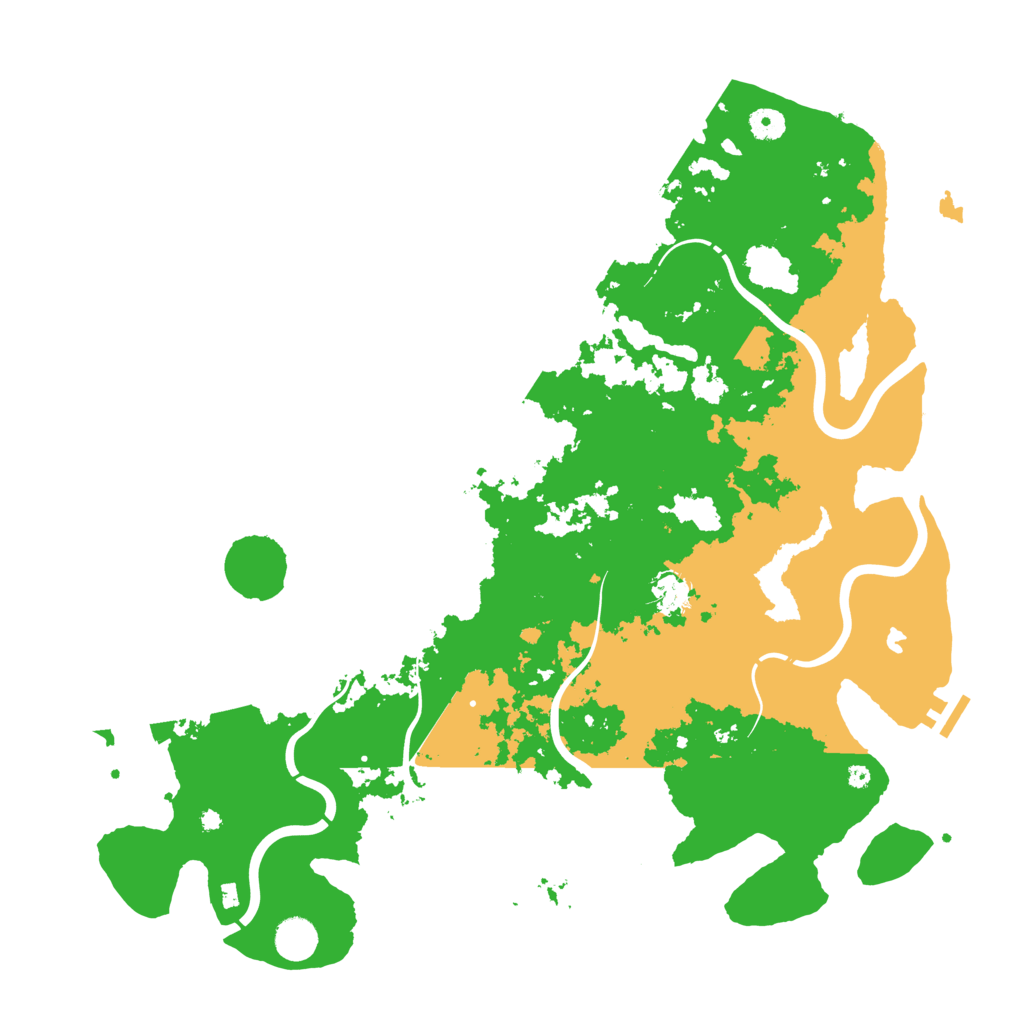 Biome Rust Map: Procedural Map, Size: 4500, Seed: 309194
