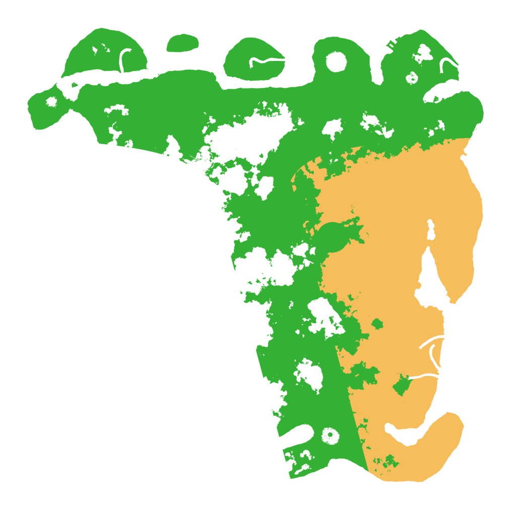 Biome Rust Map: Procedural Map, Size: 4500, Seed: 5249384