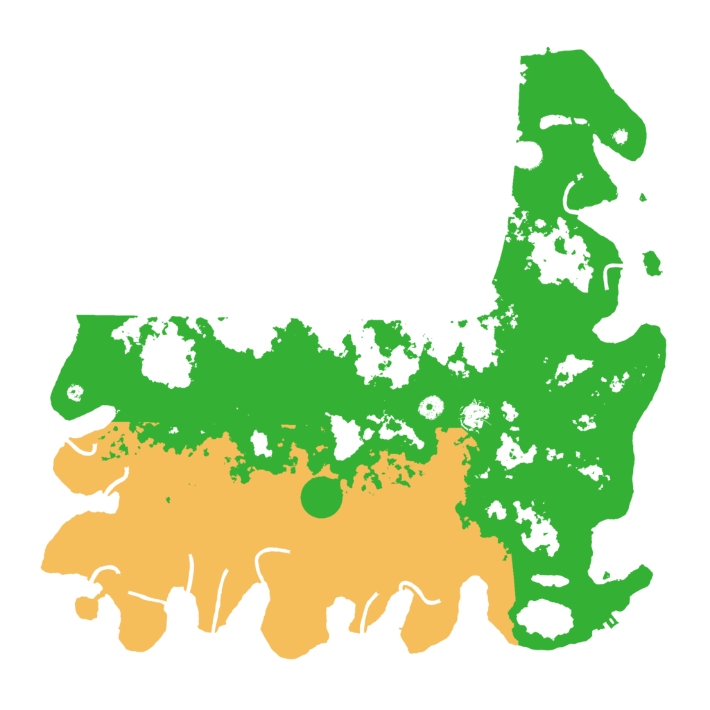 Biome Rust Map: Procedural Map, Size: 4500, Seed: 2068305