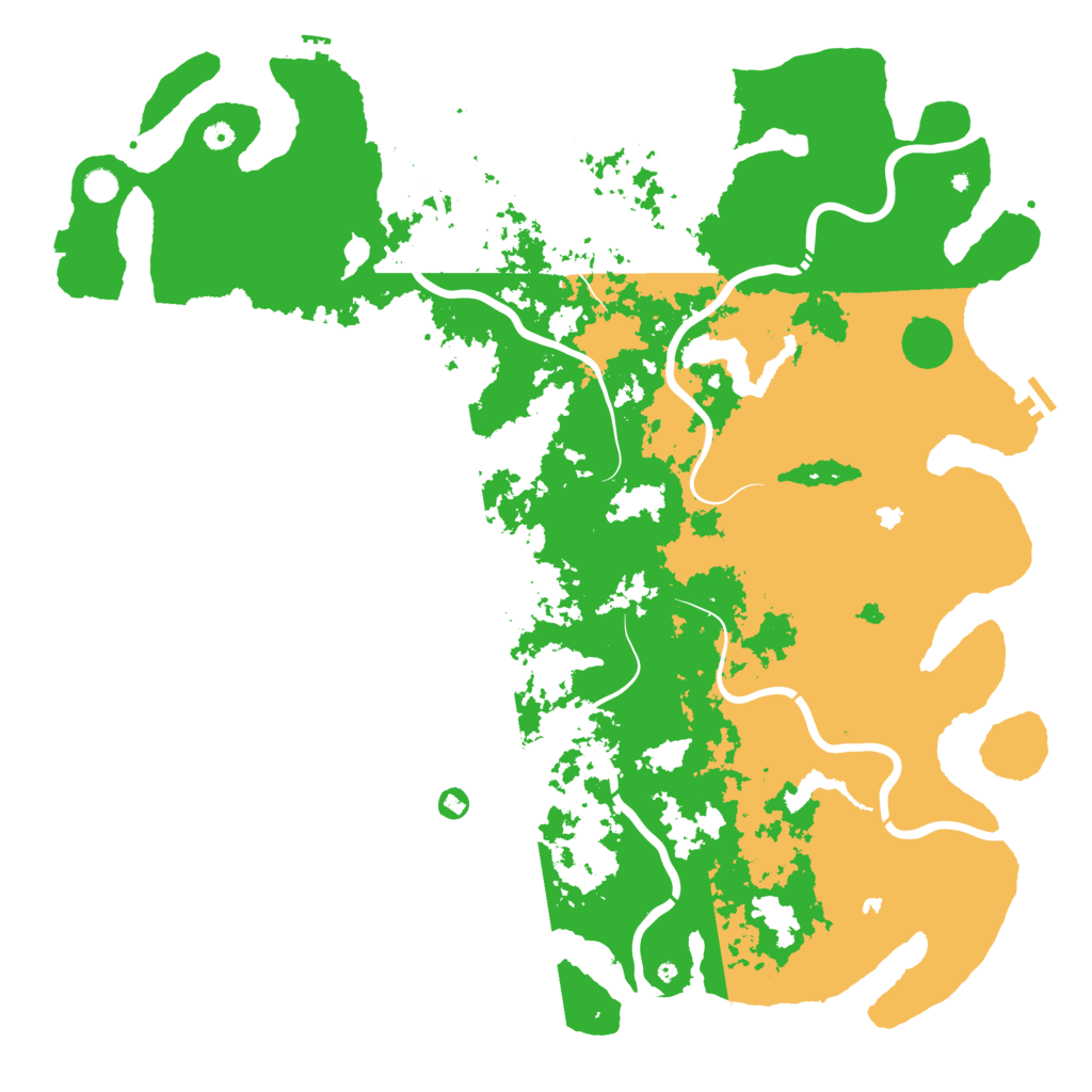 Biome Rust Map: Procedural Map, Size: 5666, Seed: 1910046538