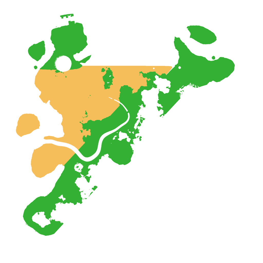 Biome Rust Map: Procedural Map, Size: 3000, Seed: 3850