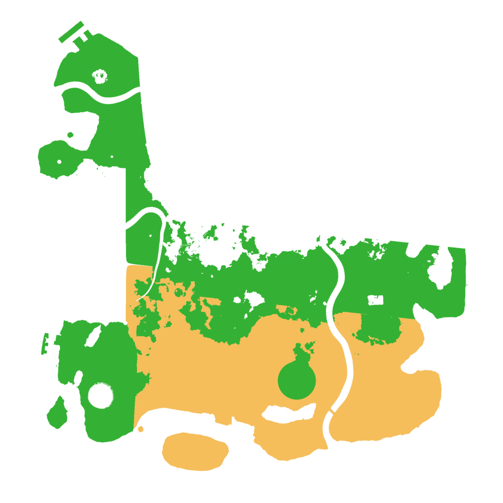 Biome Rust Map: Procedural Map, Size: 3505, Seed: 839133138