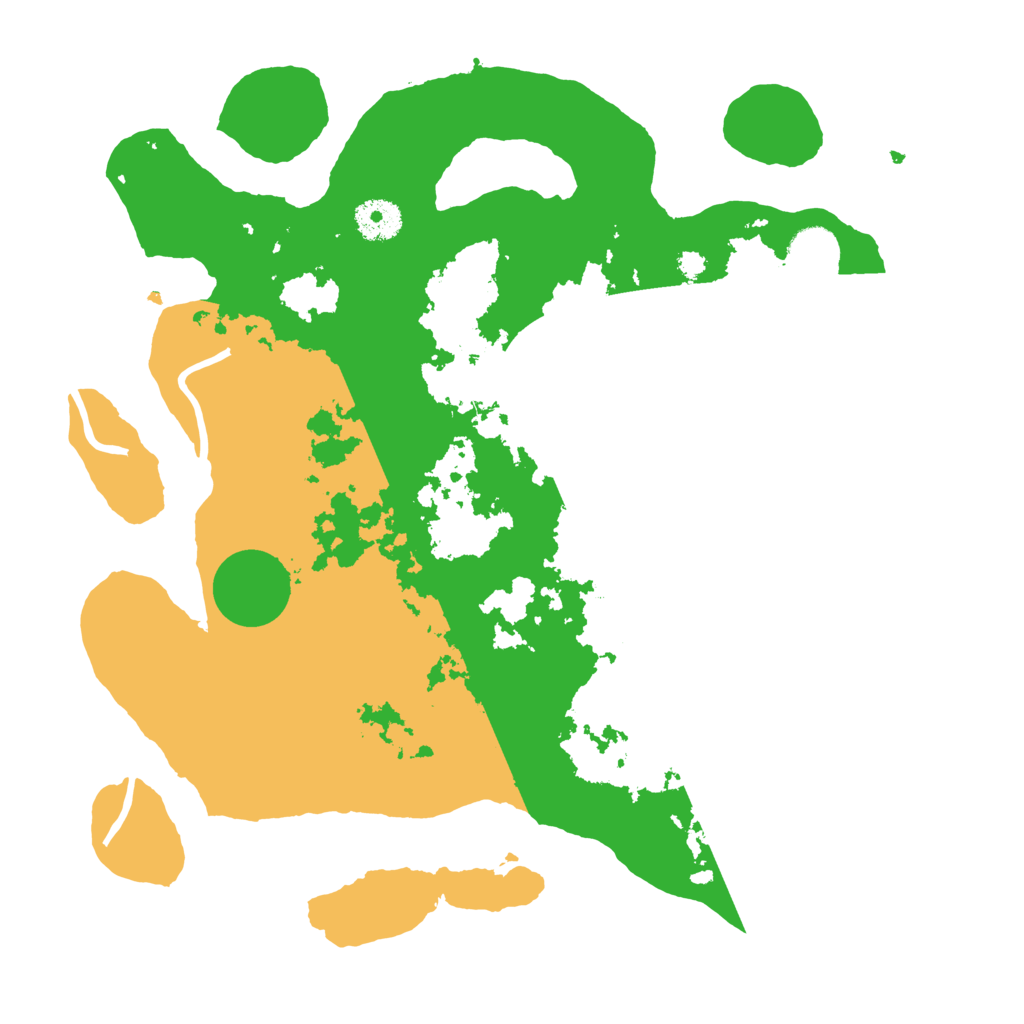 Biome Rust Map: Procedural Map, Size: 3500, Seed: 2109294619