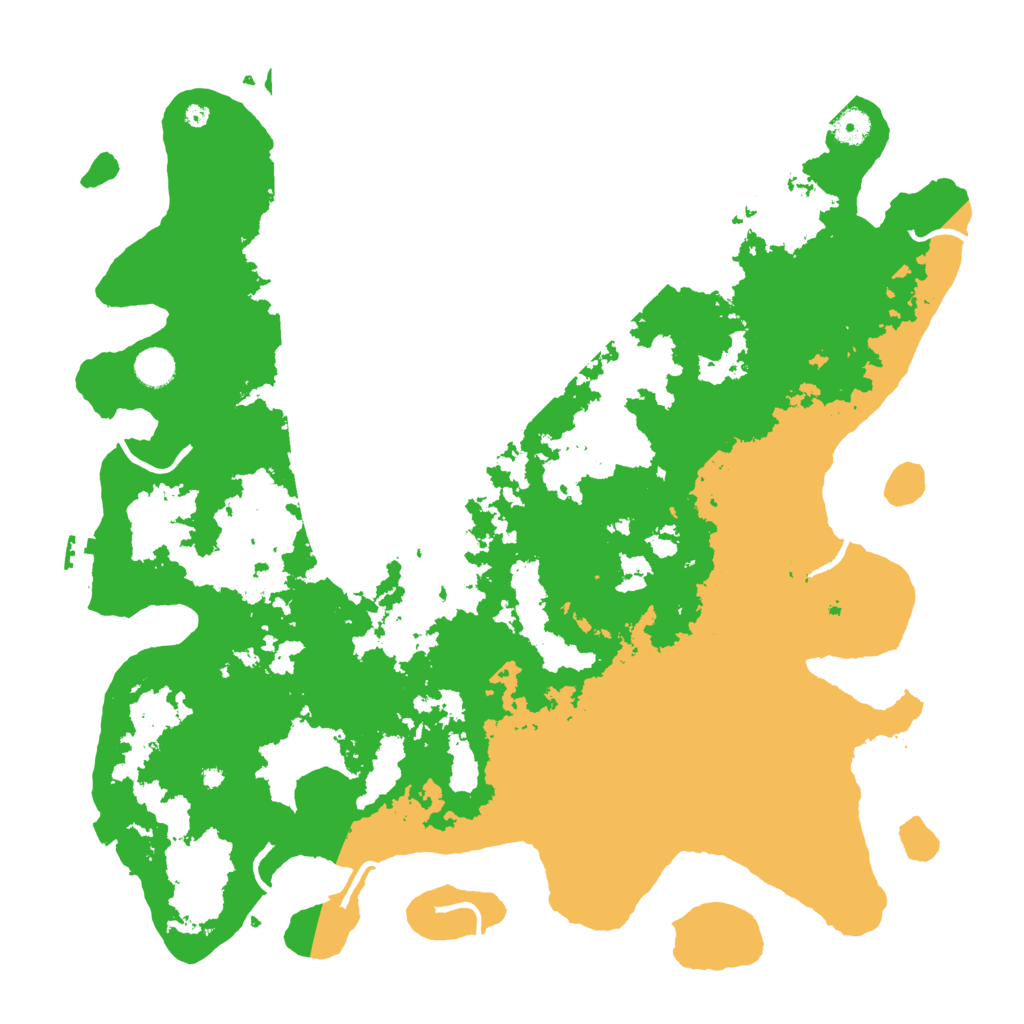 Biome Rust Map: Procedural Map, Size: 4500, Seed: 3816725