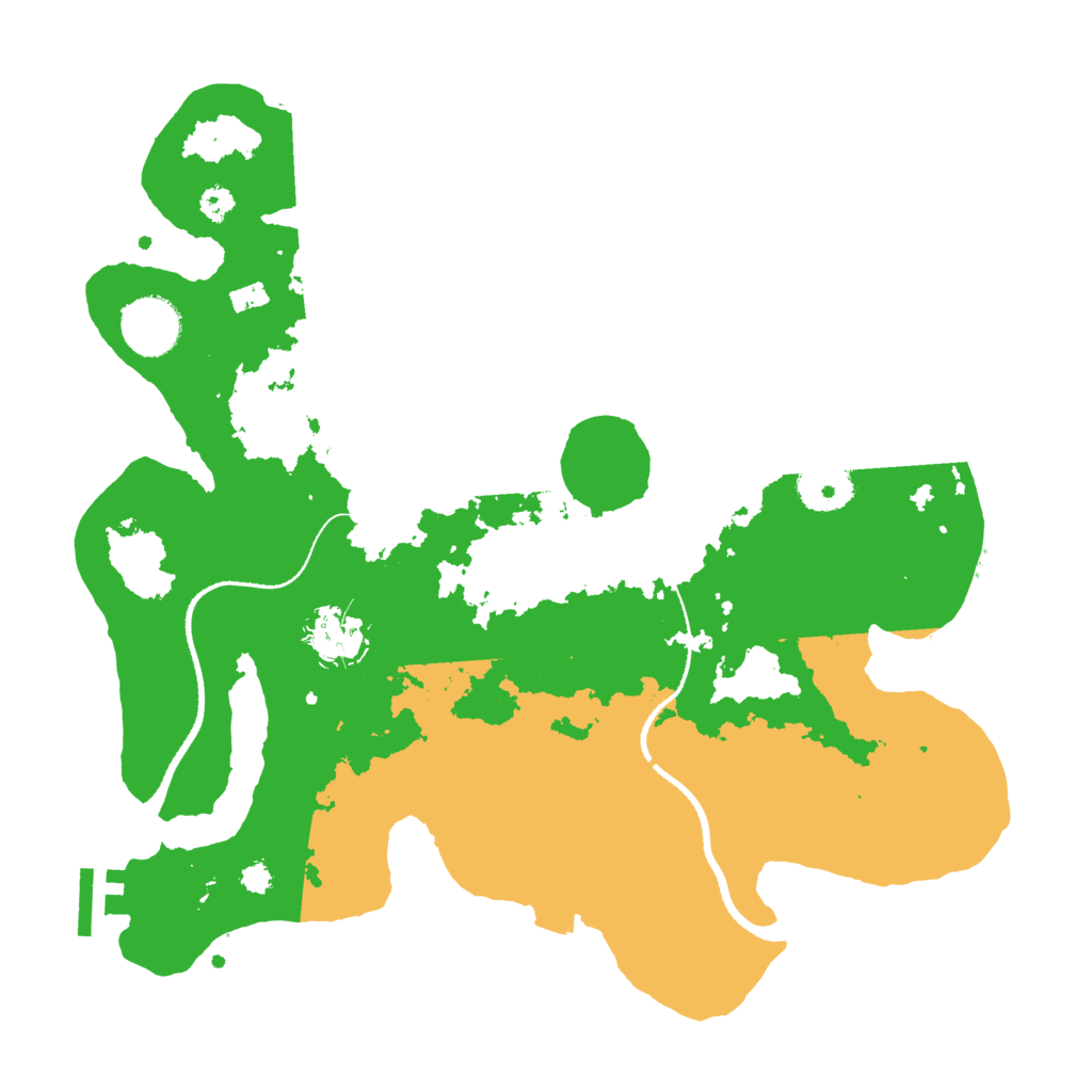 Biome Rust Map: Procedural Map, Size: 3250, Seed: 5640305