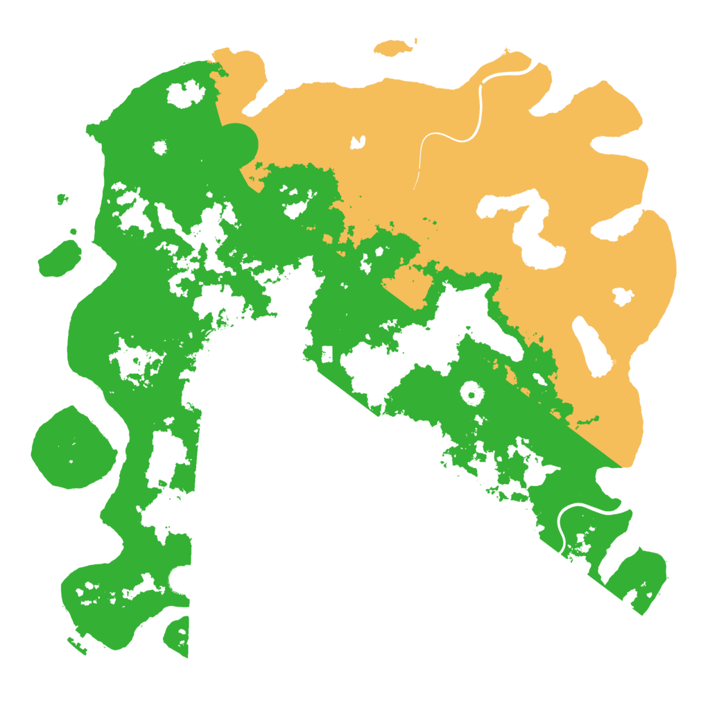 Biome Rust Map: Procedural Map, Size: 4500, Seed: 4734322